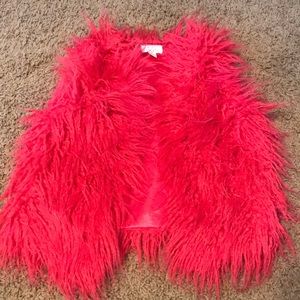 Pink Fur vest